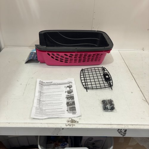 PETMATE EZ LOAD 2-DOOR KENNEL - 19" - PINK/BLACK image 2