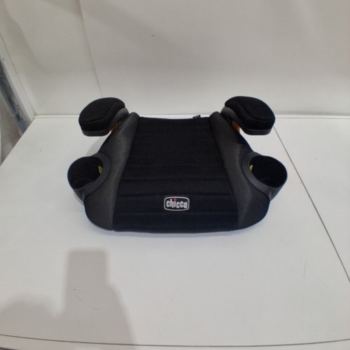 CHICCO GOFIT PLUS PORTABLE TRAVEL BACKLESS BOOSTER CAR SEAT WITH LATCH ATTACHMENT & QUICK-RELEASE LATCH REMOVAL - 40LBS -110LBS - AVENUE BLACK/CHARCOAL GREY (MODEL: 10878) image 3