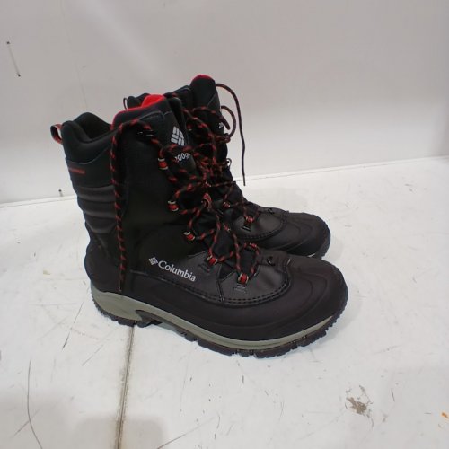 MEN'S COLUMBIA BUGABOOT III SNOW BOOTS - SIZE 13 WIDE - BLACK/BRIGHT RED - (STYLE: BI5980-012) image 2