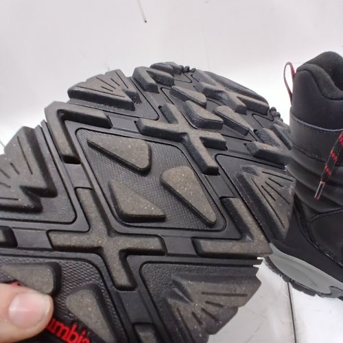 MEN'S COLUMBIA BUGABOOT III SNOW BOOTS - SIZE 13 WIDE - BLACK/BRIGHT RED - (STYLE: BI5980-012) image 4
