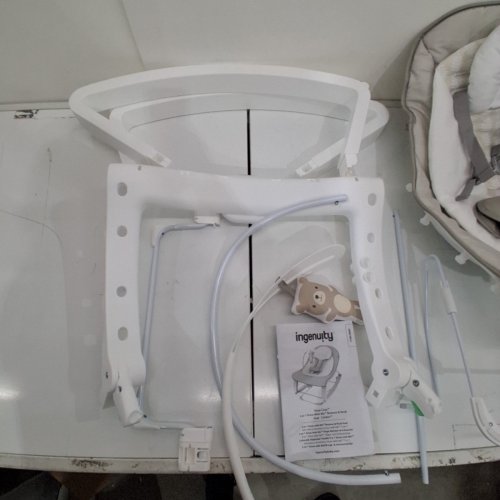 INGENUITY 3-IN-1 GROW WITH ME BOUNCER & ROCKER - 6-40 LBS - NEUTRAL (MODEL: 17499) image 3