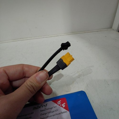 MAXFIND LITHIUM-ION POWER BATTERY - 36 V, 6.4 AH, 6400 MAH - BLUE image 4