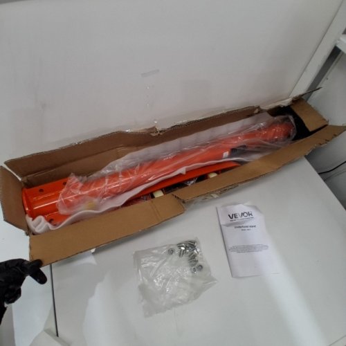 VEVOR UNDERHOIST SUPPORT STAND, LIFTING FROM 38" TO 75" - 3/4 TON CAPACITY - ORANGE (MODEL: US076) image 2
