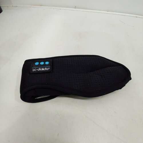 LC-DOLIDA BLUETOOTH SLEEPING HEADPHONES EYE MASK - BLACK image 3