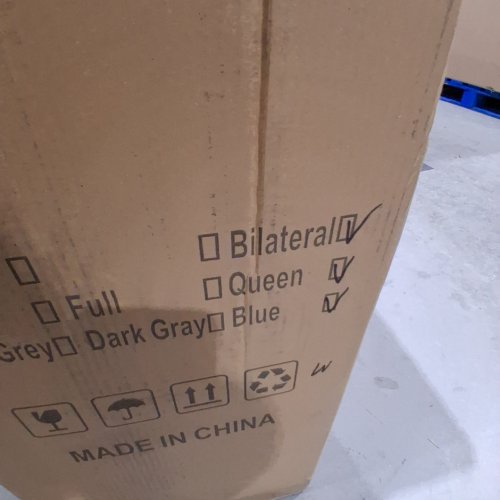 CHERRYLUX FOLDABLE ROLL UP JAPANESE FLOOR MATTRESS - QUEEN - BLUE image 2