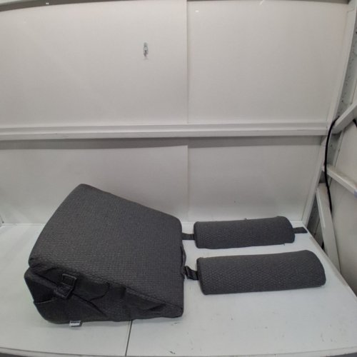 3PC BEDLUXE ADJUSTABLE BED WEDGE PILLOW SET - 22" X 12" - GREY image 3