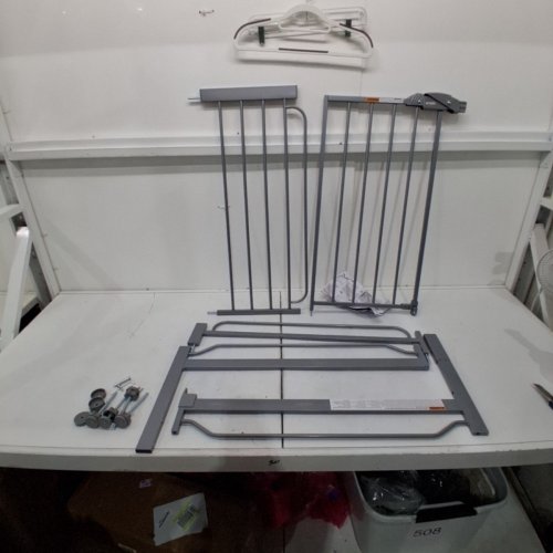 REGALO EASY STEP 49" EXTRA WIDE BABY GATE - 30"X49" - PLATINUM (MODEL: 1164 EP DS) image 2