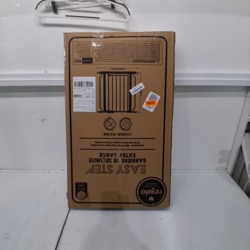 REGALO EASY STEP 49" EXTRA WIDE BABY GATE - 30"X49" - PLATINUM (MODEL: 1164 EP DS) image 3