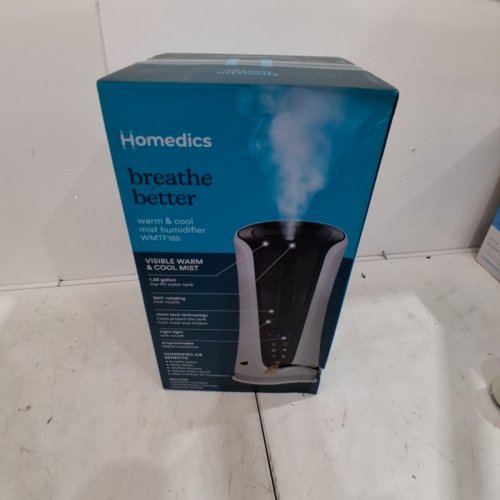 HOMEDICS ULTRASONIC HUMIDIFIER - WHITE/BLACK (UHE-WMTF185) image 2
