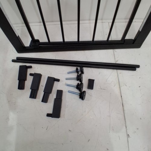SAFETY 1ST EASY INSTALL WALK THROUGH BABY GATE ADJUSTABLE - 28"-42" X 27" TALL - BLACK (MODEL: GA105CBLKF1Z) image 3
