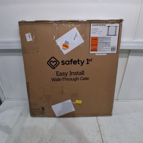 SAFETY 1ST EASY INSTALL WALK THROUGH BABY GATE ADJUSTABLE - 28"-42" X 27" TALL - BLACK (MODEL: GA105CBLKF1Z) image 6