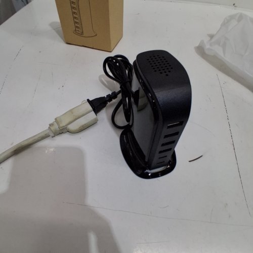 6-PORT USB CHARGER - 100-240V - BLACK (MODEL: Y006/QC66) image 2