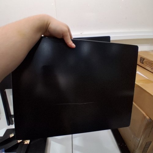 4PK AMAZON BASICS CLASSIC TV DINNER / SNACK TABLE SET WITH HOLDER - BLACK image 7