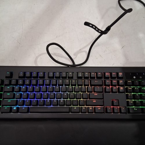 RAZER BLACK WIDOW CHROMA V2 MECHANICAL GAMING KEYBOARD WITH ORANGE SWITCHES - BLACK (MODEL: RZ03-0203) image 3