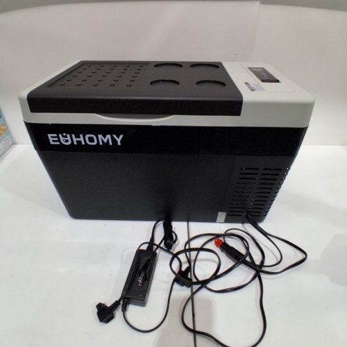 EUHOMY CAR REFRIGERATOR - 25l capacity - BLACK / WHITE (MODEL: CF004-25) image 4