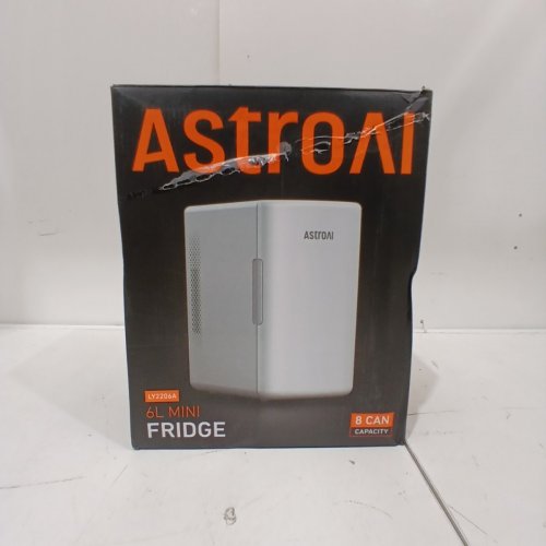 ASTRO AI PORTABLE COOLER/WARMER MINI FRIDGE - HOLDS 8 CANS (6L) - BEIGE (MODEL: LY2206A) image 7