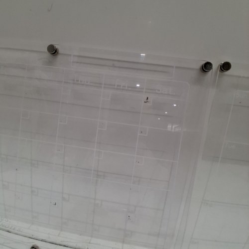 2PK ACRYLIC MAGNETIC FRIDGE CALENDAR - MONTHLY & TO DO LIST - 15" X 11" - CLEAR image 5