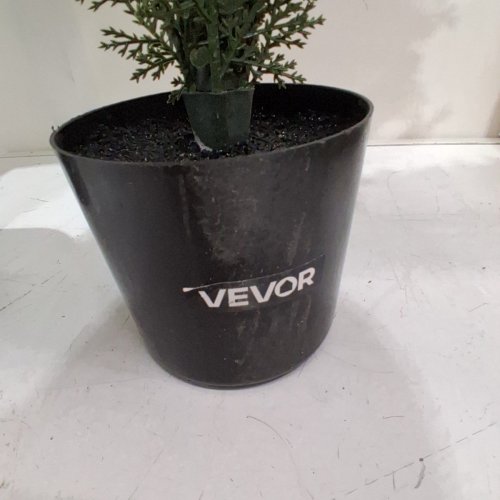 2PK ARTIFICIAL POTTED CEDAR TOPIARY TREES - 36" - GREEN/BLACK (MODEL: SM-BS-90) image 4