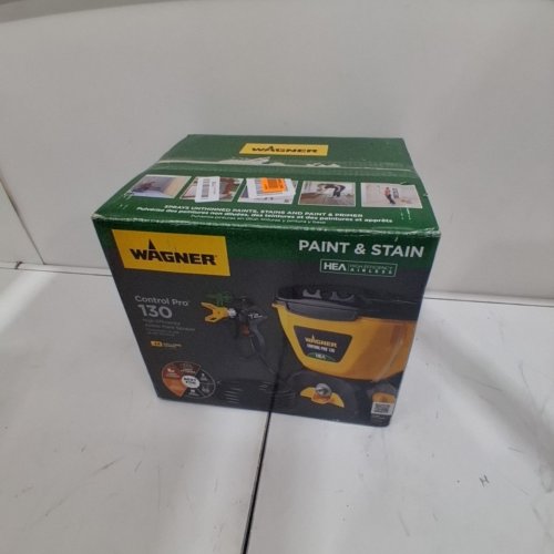 WAGNER CONTROL PRO 130 HIGH EFFICIENCY AIRLESS POWER TANK PAINT AND STAIN SPRAYER - 1600 PSI - 120 V - BLACK/YELLOW (MODEL: 2458605) image 7