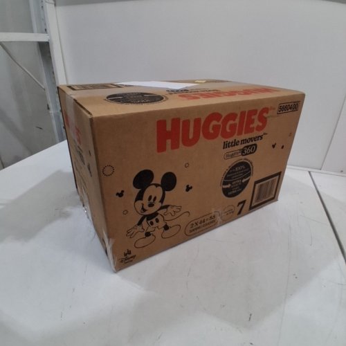 88PK HUGGIES LITTLE MOVERS BABY DIAPERS - SIZE 7 - DISNEY MICKEY MOUSE image 2