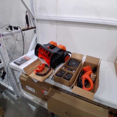 VOLTASK CORDLESS CORDLESS SNOW BLOWER WITH 2 BATTERIES & CHARGER - 16" - 48V - BLACK/ORANGE (MODEL: CSS004-160OR-CAVK/CSS004-160) image 3