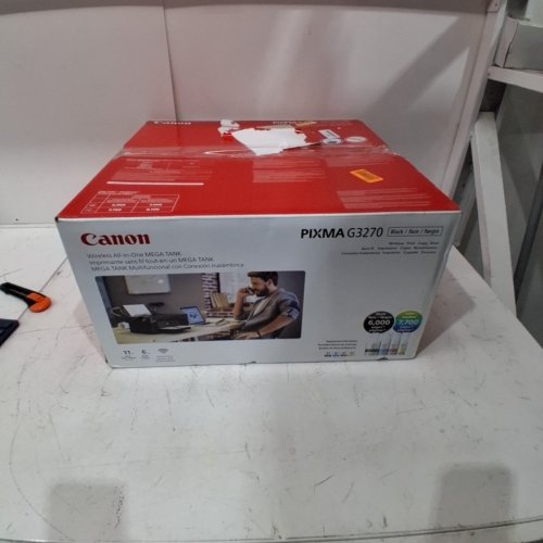 CANON PIXMA WIRELESS ALL-IN-ONE MEGA TANK COLOUR PHOTO PRINTER WITH SCANNER & COPIER - BLACK (MODEL: G3270 K10555) image 7
