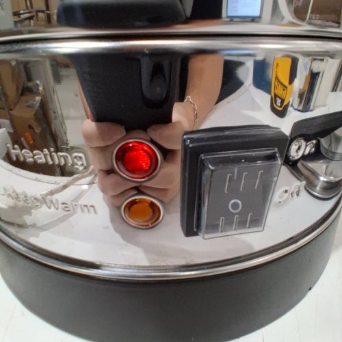 ZULAY KITCHEN COMMERCIAL COFFEE URN & HOT BEVERAGE DISPENSER - HOLDS 100 CUPS OF COFFEE - STAINLESS STEEL/BLACK (MODEL: Z-0160) image 2