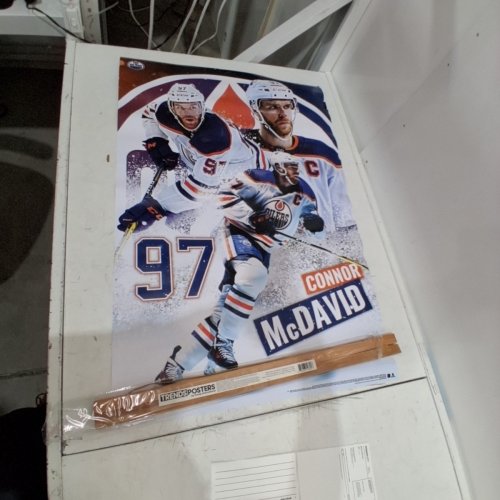 NHL EDMONTON OILERS WALL POSTER CONNOR MCDAVID #97 - 23" X 34" image 2