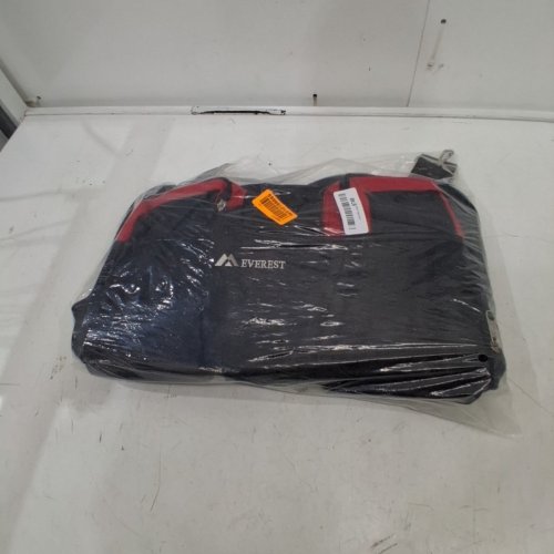 EVEREST GYM BAG WITH WET POCKET - BLACK/RED (MODEL: S223) image 4
