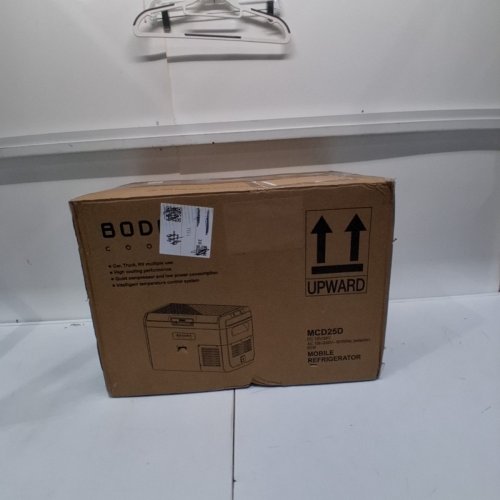BODEGA CAR REFRIGERATOR PORTABLE ELECTRIC COOLER - 25L - 12V - BLUE/GREY (MODEL: MCD25D) image 5