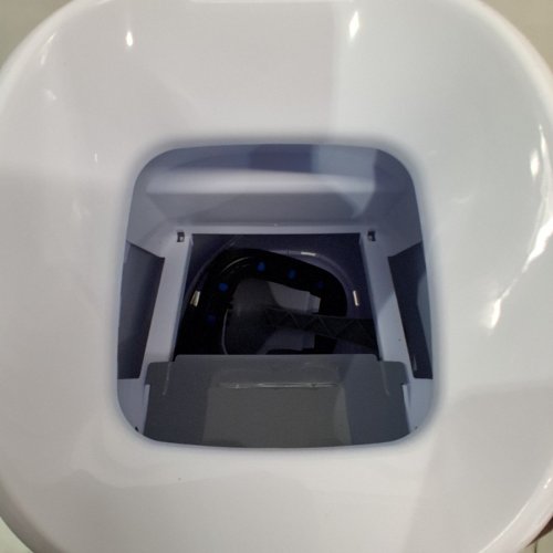 LITTER GENIE PAIL STYLE CAT LITTER WASTE DISPOSAL SYSTEM - WHITE/GREY (MODEL: 00666594210890) image 3