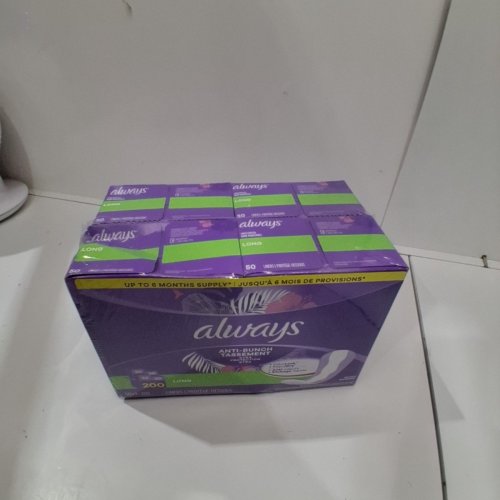 200PK ALWAYS LONG ANTI-BUNCH EXTRA PROTECTION DAILY LINERS image 2