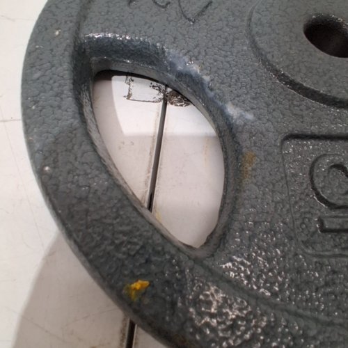 BARBELL STANDARD WEIGHT PLATE - 25 LBS - 1" GRIP image 3