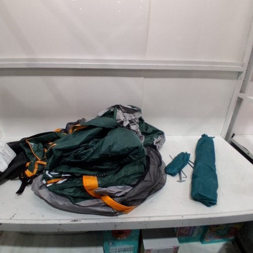 UNP PORTABLE CABIN TENT, CAMPING TENT 4-PERSON - 8FT X 7FT - DARK GREEN - (MODEL: UNP8772) image 3