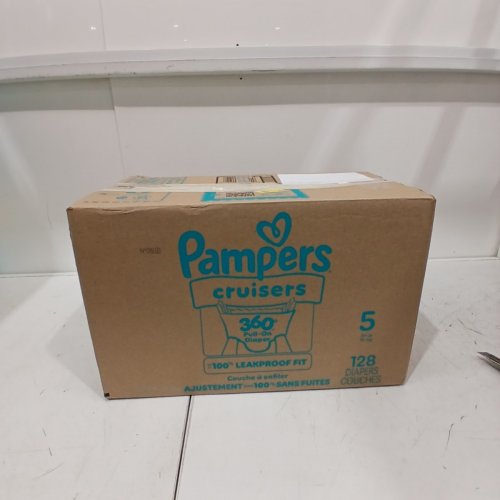 128PK PAMPERS CRUISERS 360 DIAPERS - SIZE 5 (27LB+) image 3