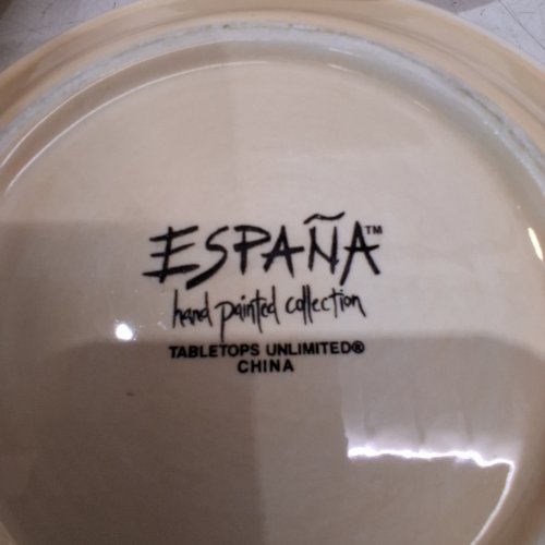 4PK ESPANA TABLETOP UNLIMITED DESSERT/SSALAD PLATES - 9" - BUTTERNUT/YELLOW image 2