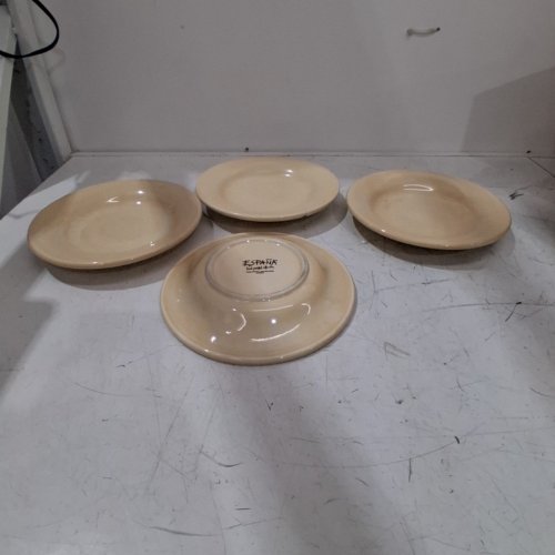 4PK ESPANA TABLETOP UNLIMITED DESSERT/SSALAD PLATES - 9" - BUTTERNUT/YELLOW image 3