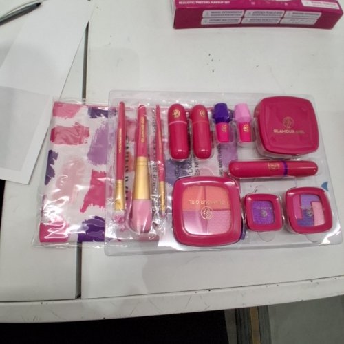 14PC MAKEITUP KID'S PRETEND MAKEUP GLAMOUR GIRL COLLECTION REALISTIC MAKEUP SET - AGES 4+ image 3
