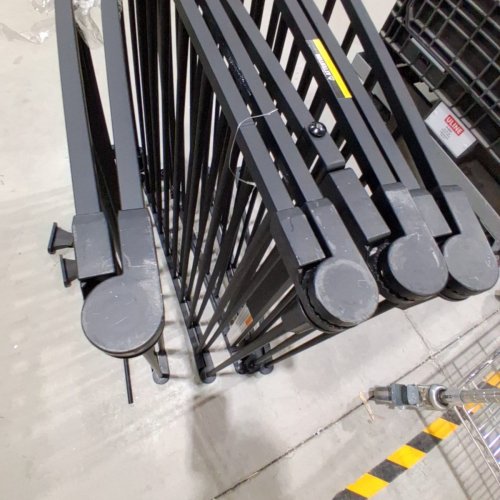 REGALO 4 IN 1 PLAY YARD SAFETY GATE - 51.5" - 194" W X 28" H - BLACK (MODEL: 1350 B DS) image 3