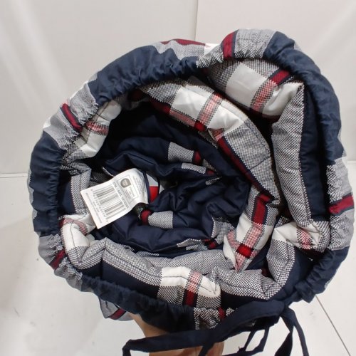 3PC TOMMY HILFIGER COMFORTER SET - QUEEN - RED/BLUE (MODEL: 1976201) image 2