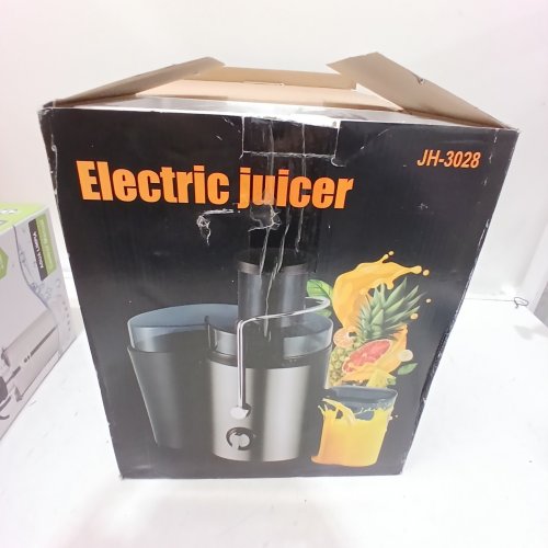 ELECTRIC JUICER MACHINE FOR FRUIT AND VEGETABLES - BLACK (MODEL: JH-3028) image 2