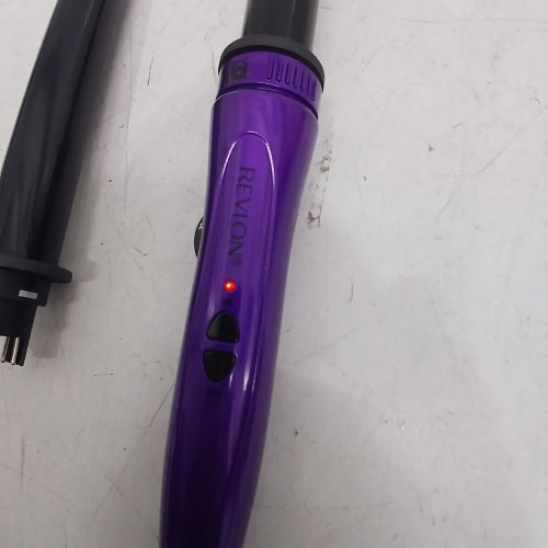 REVLON 2-IN-1 INTERCHANGEABLE CURLING BARRELS - 1" & 3/4" - PURPLE/BLACK (MODEL: RVIR3022F) image 2