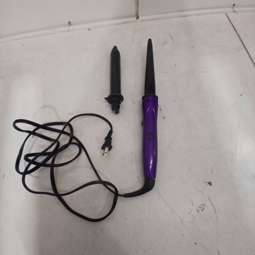 REVLON 2-IN-1 INTERCHANGEABLE CURLING BARRELS - 1" & 3/4" - PURPLE/BLACK (MODEL: RVIR3022F) image 3