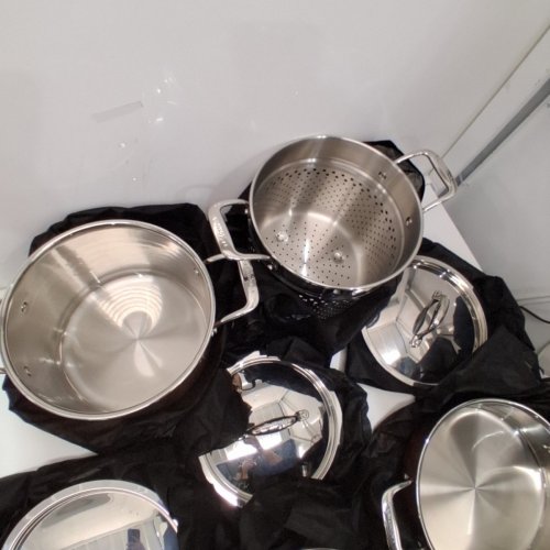7PC LAGOSTINA MARTELLATA 3-PLY COPPER COOKWARE SET image 5