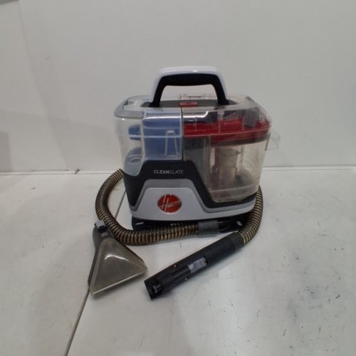HOOVER CLEANSLATE PORTABLE CARPET & UPHOLSTERY SPOT CLEANER & STAIN REMOVER - 40OZ DUAL TANKS - RED/GREY (MODEL: FH14001VCD) image 3