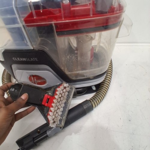 HOOVER CLEANSLATE PORTABLE CARPET & UPHOLSTERY SPOT CLEANER & STAIN REMOVER - 40OZ DUAL TANKS - RED/GREY (MODEL: FH14001VCD) image 4