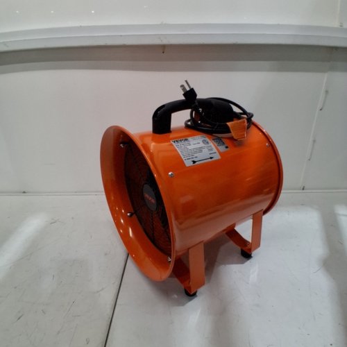 HEAVY DUTY PORTABLE VENTILATOR *FAN ONLY* - 12" / 558W - ORANGE/BLACK (MODEL: BT-SHT12A-U(S)5) image 3