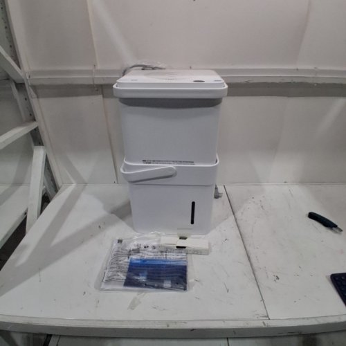 MIDEA CUBE 50 PINT SMART WIFI DEHUMIDIFIER WORKS WITH GOOGLE HOME AND ALEXA - 16"X15"X17" - WHITE (MODEL: MAD50S1QWT-A) image 3
