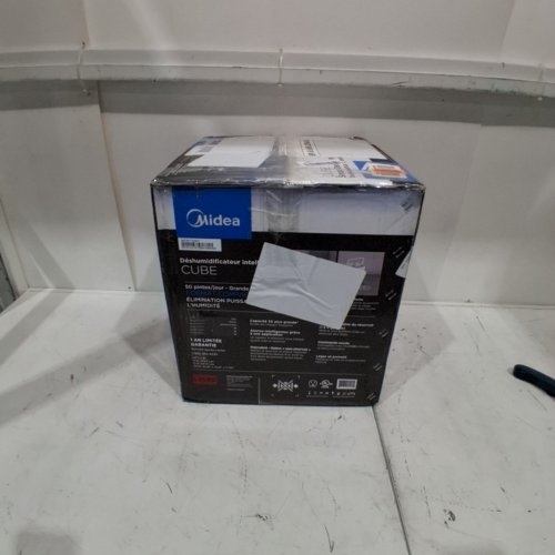 MIDEA CUBE 50 PINT SMART WIFI DEHUMIDIFIER WORKS WITH GOOGLE HOME AND ALEXA - 16"X15"X17" - WHITE (MODEL: MAD50S1QWT-A) image 7