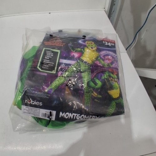 3PC BOYS FIVE NIGHTS AT FREDDY'S MONTGOMERY GATOR COSTUME - SMALL (4-6) - GREEN/YELLOW image 2